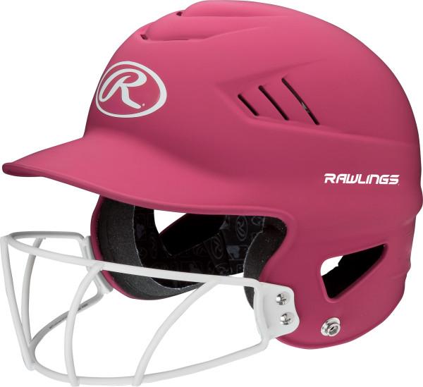 Rawlings Highlighter Fastpitch Helmet - Mask Matte: RCFHLFGM