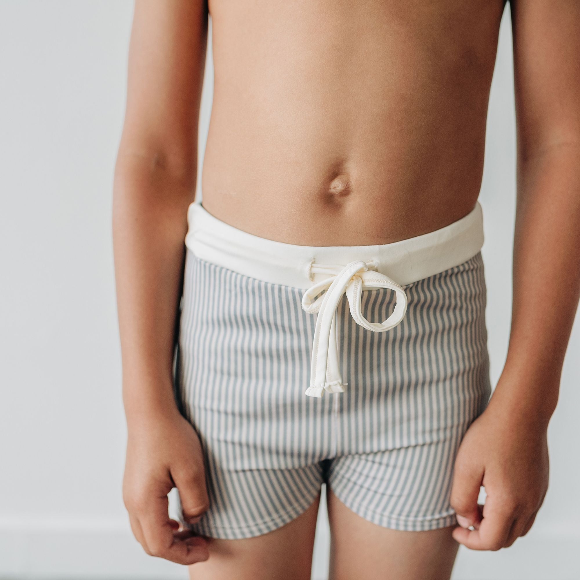 KidWild Swim Trunks, Mist Stripe