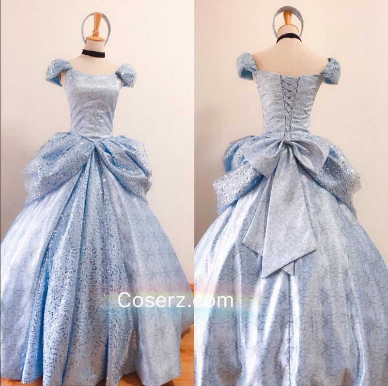 Cinderella Ball Gown Chest Cup Mesh Extra Long Length Dress | MEAN BLVD
