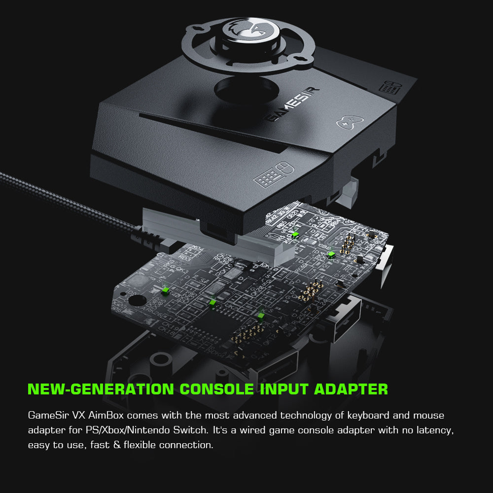 GameSir VX AimBox Keyboard Mouse Converter (Green)