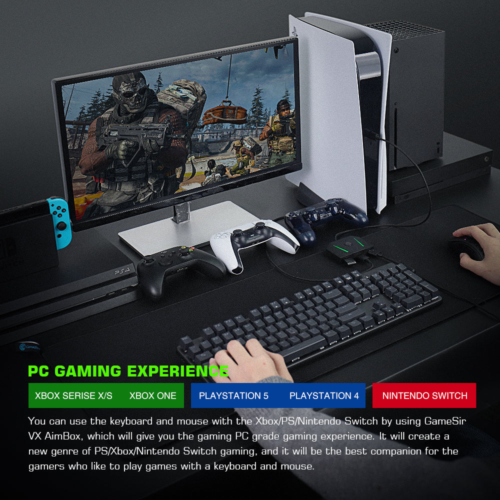 GameSir VX AimBox Keyboard Mouse Converter (Green)