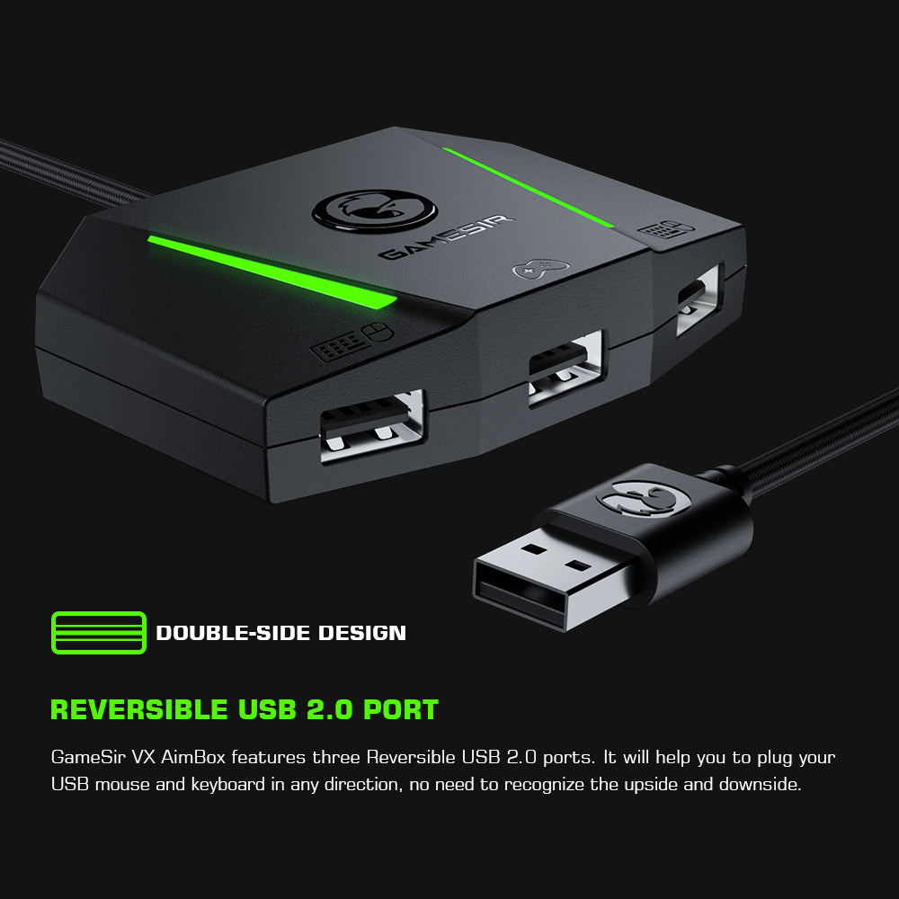 GameSir VX AimBox Keyboard Mouse Converter (Green)