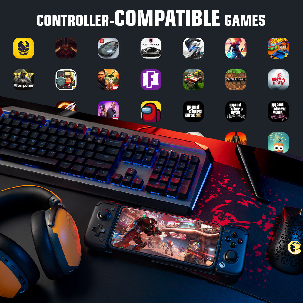 Mobile Game Controller for iPhone Android PC Steam Direct Play 15 Hours Playtime Phone Gamepad Joystick - AliExpress