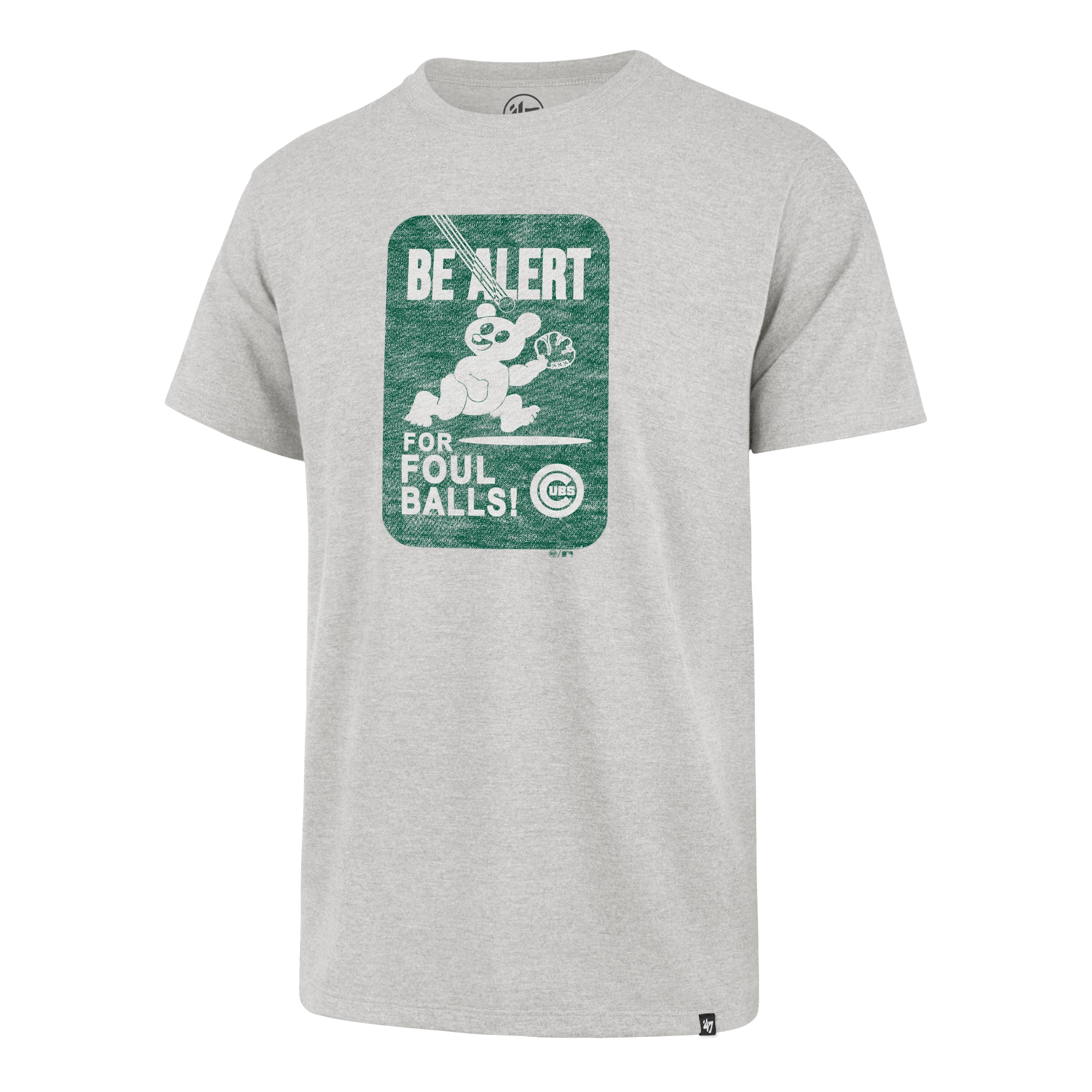 Chicago Cubs Be Alert For Foul Balls Grey T-Shirt