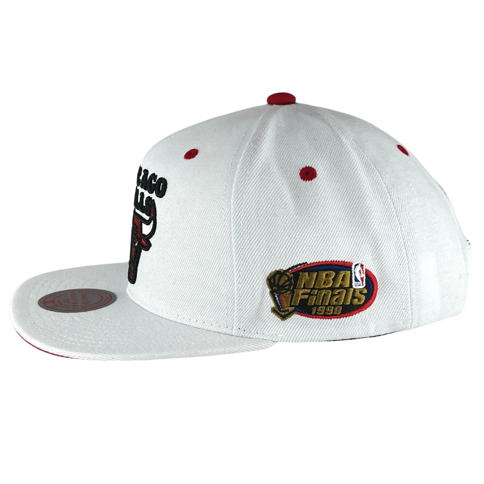 Chicago Bulls 1998 NBA Finals White Snapback Hat