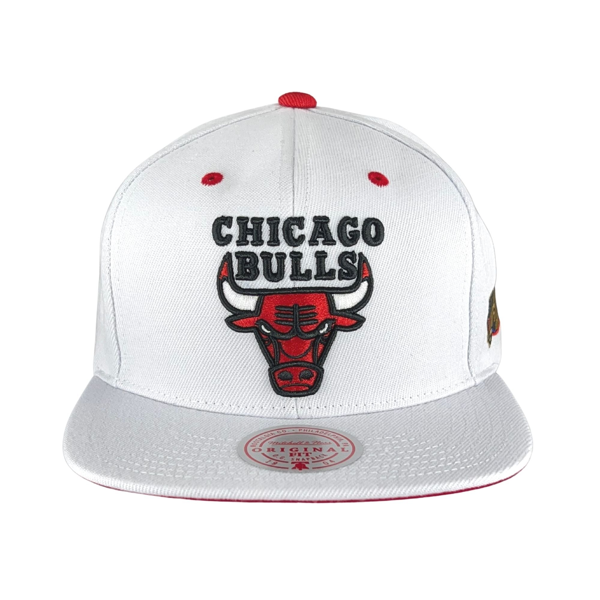 Chicago Bulls 1998 NBA Finals White Snapback Hat