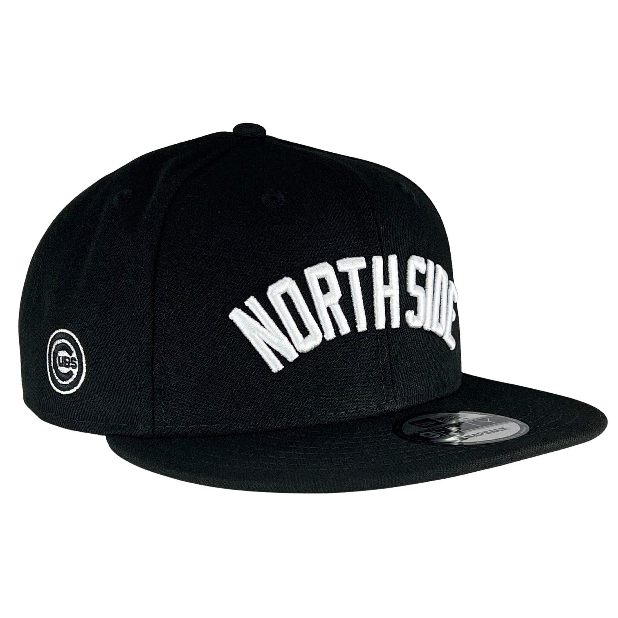 Chicago Cubs Northside New Era 9FIFTY Black Snapback Hat