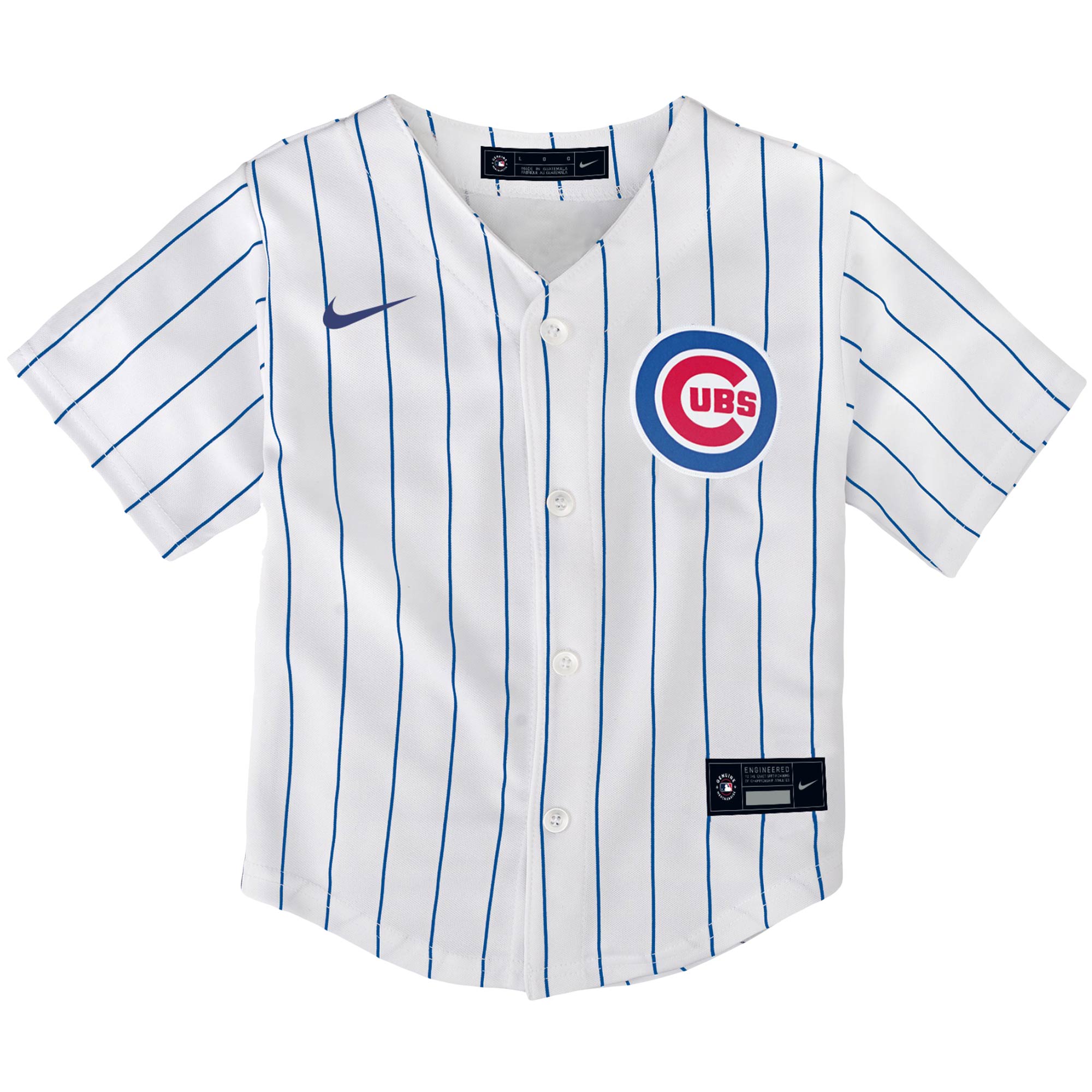 Chicago Cubs Nike Toddler Home Pinstripe Replica Jersey