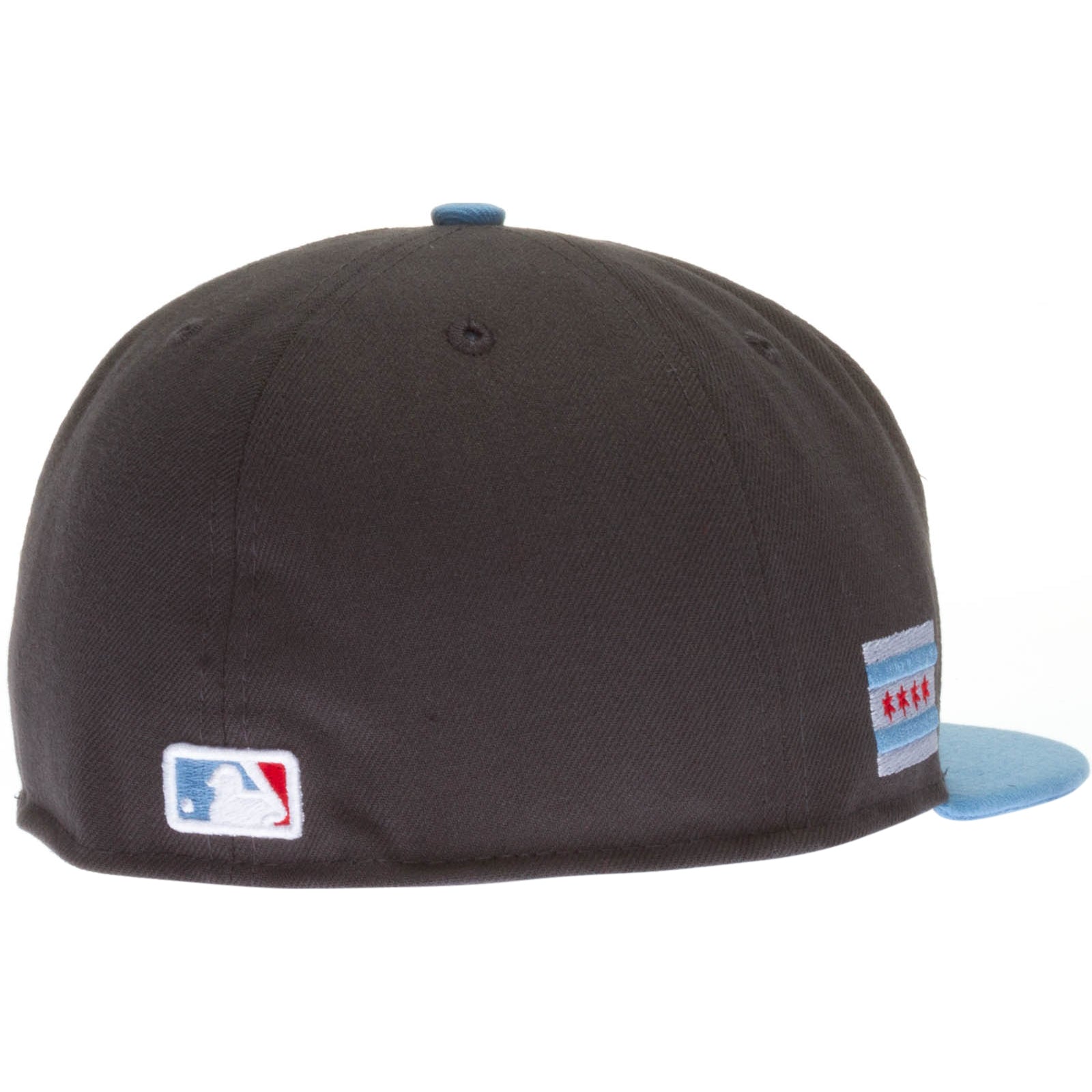 Chicago Cubs Graphite and Sky Blue New Era 59FIFTY Fitted Hat