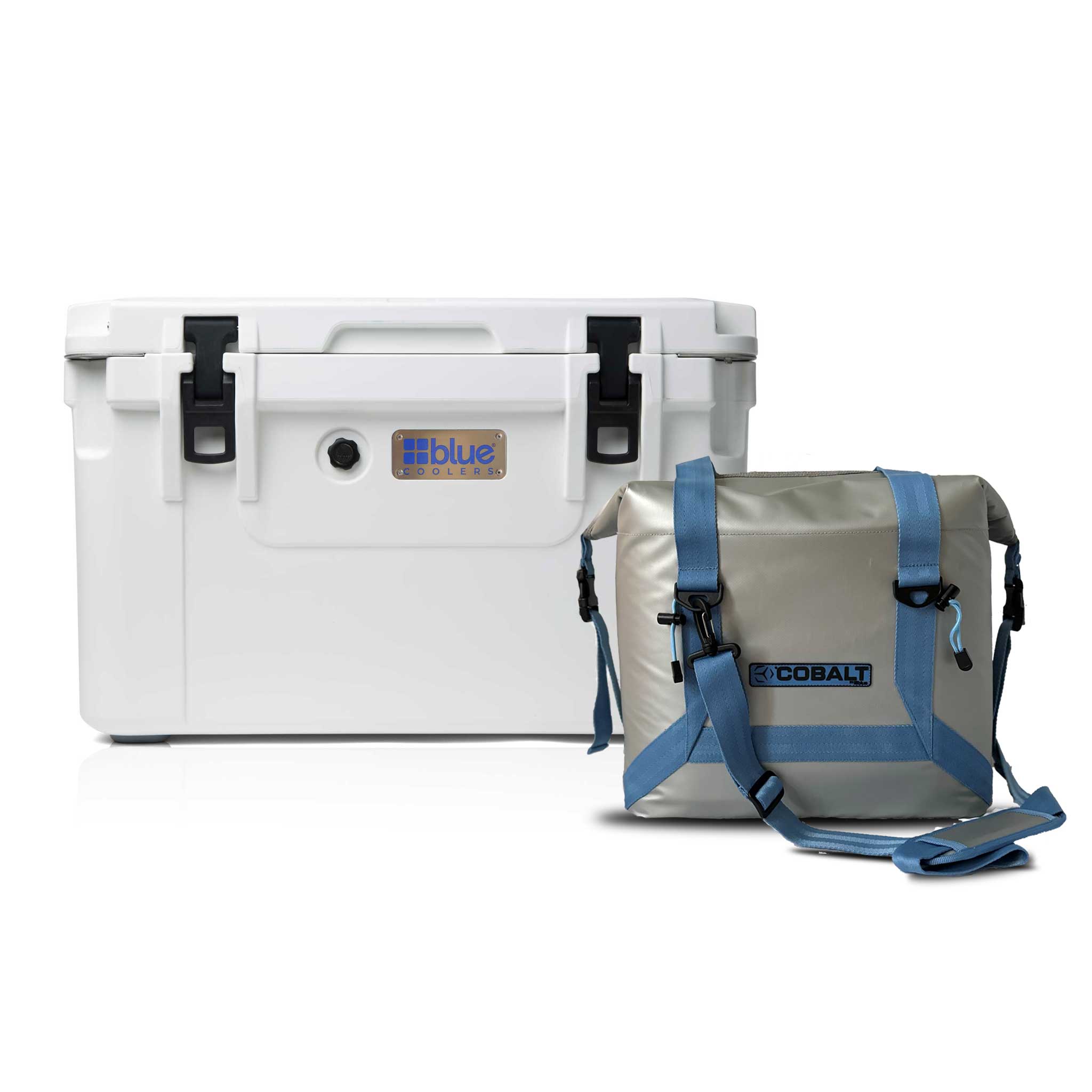 Double the Chill Side Tote Bundle - Roto Molded Cooler + Soft Sided Cooler