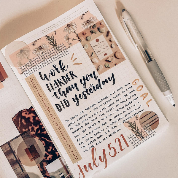 Creating a scrapbook style spread