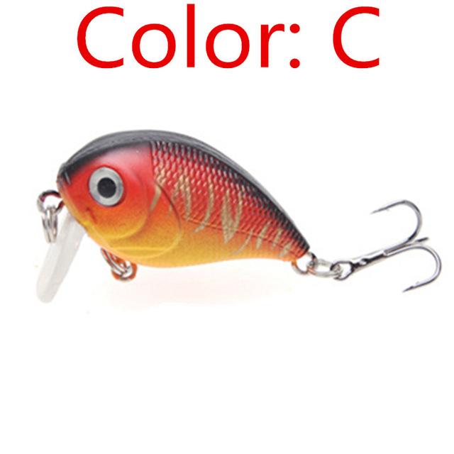 1Pcs 5Cm 8G Laser Sinking Slowly Minnow 8 Color Hard Bait Crankbait Fa-215