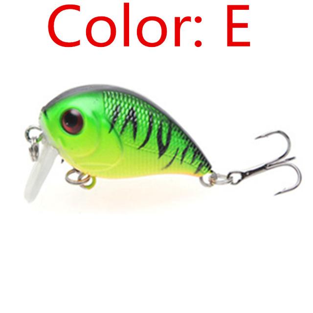 1Pcs 5Cm 8G Laser Sinking Slowly Minnow 8 Color Hard Bait Crankbait Fa-215