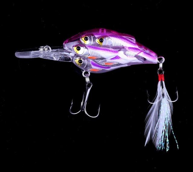 1Pc Crankbait Floating Swimbait 7.5Cm 9G Strong Hook