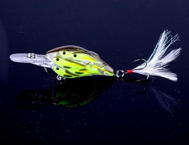 1Pc Crankbait Floating Swimbait 7.5Cm 9G Strong Hook