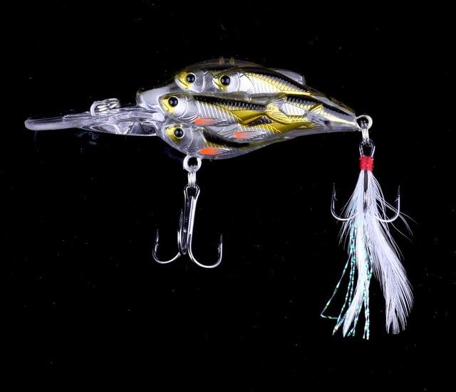 1Pc Crankbait Floating Swimbait 7.5Cm 9G Strong Hook