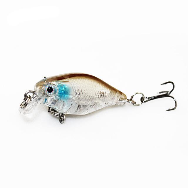 4Cm 4.2G Flash Swim Hard Crank Bait S Mini Fishing Crankbait Lure