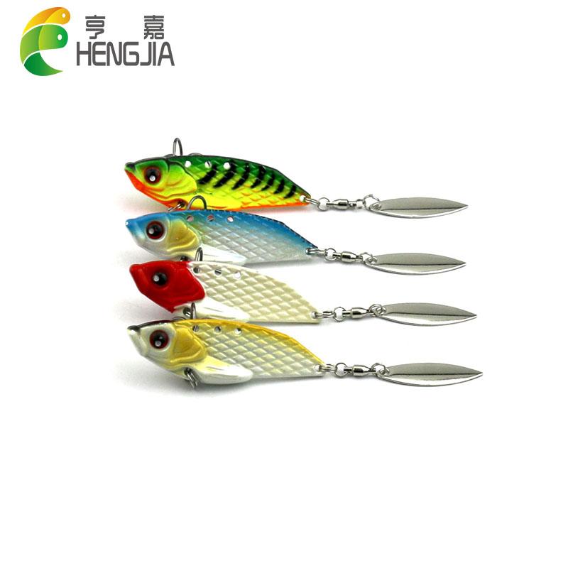 6Cm 20G Hard Metal Vib Fishinglures Sequin Catfish Crappie Fishing Baits Fishing