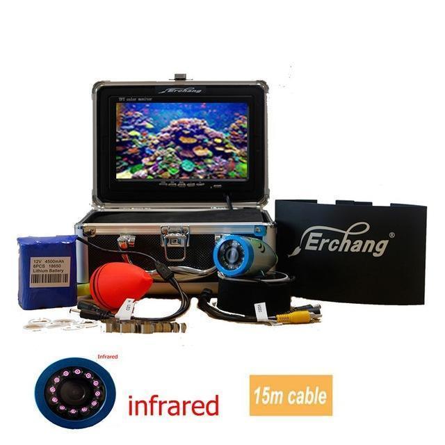 Erchang Fish Finder Underwater Fishing Camera7' 1000Tvl Hd Waterproof Video