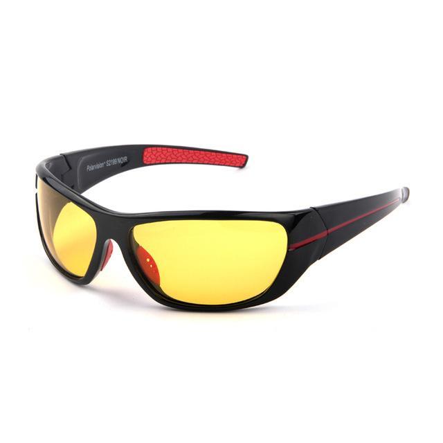 Jiangtun Night Vision Sunglasses Men Polarized Night Driving Enhanced Light At