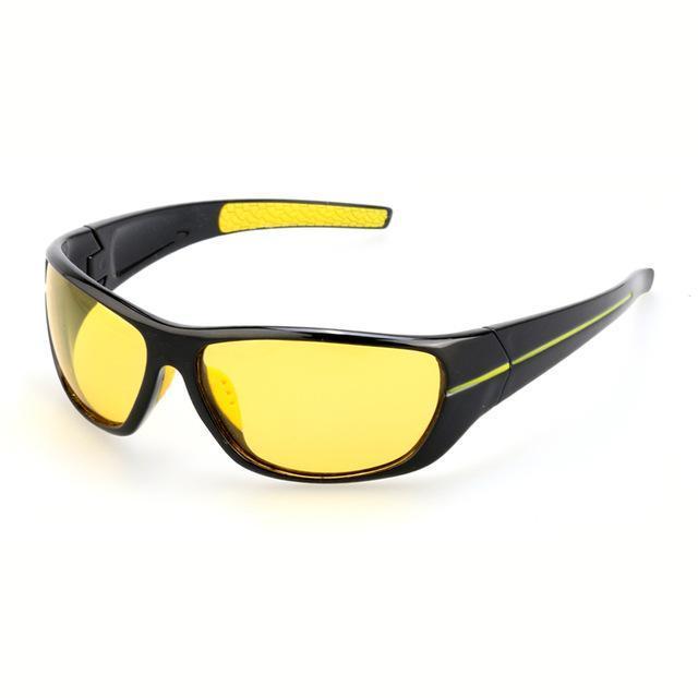 Jiangtun Night Vision Sunglasses Men Polarized Night Driving Enhanced Light At