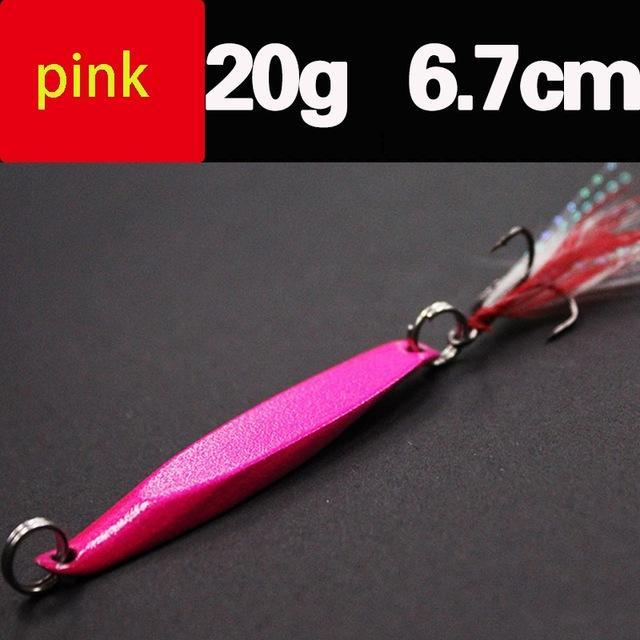 Lures Color Sequins Metal Bass Hard Spoon Bait 7G/10G/14G/20G Jig Lure Baits