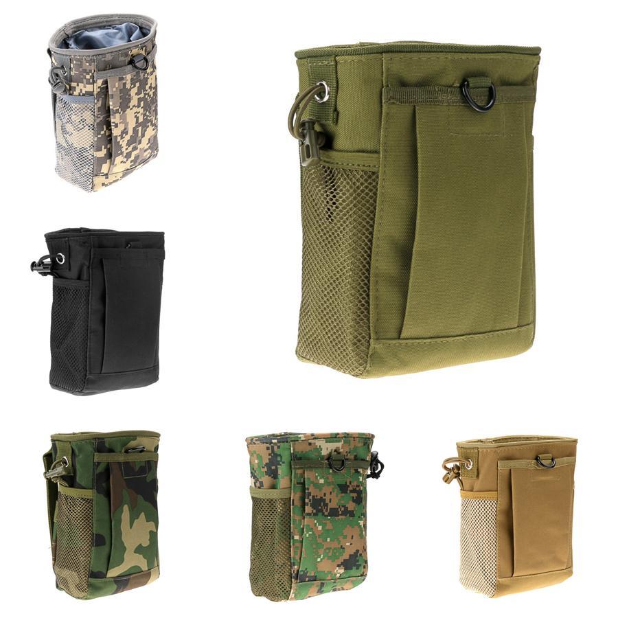 Military Molle Ammo Pouch Tactical Gun Magazine Dump Drop Reloader Pouch Bag