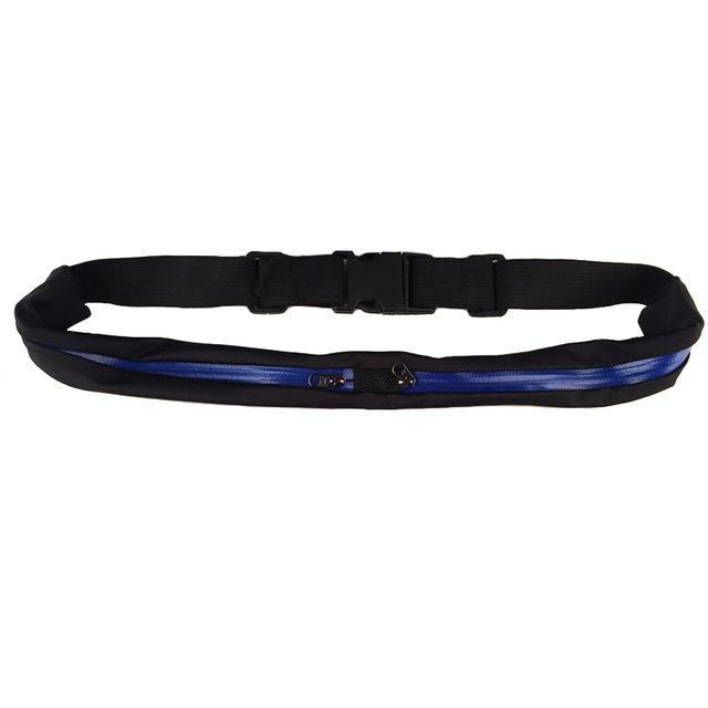 Portable Waist Double Pocket Elastic Molle Bag Barrel-Shaped Mobile Phone Belt
