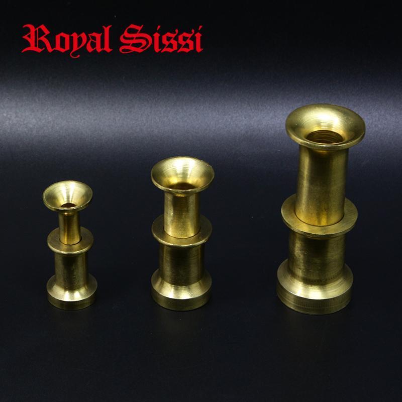 Royal Sissi 3Sizes Hefty Brass Hair Stacker Well-Appointed Brass Stacker For