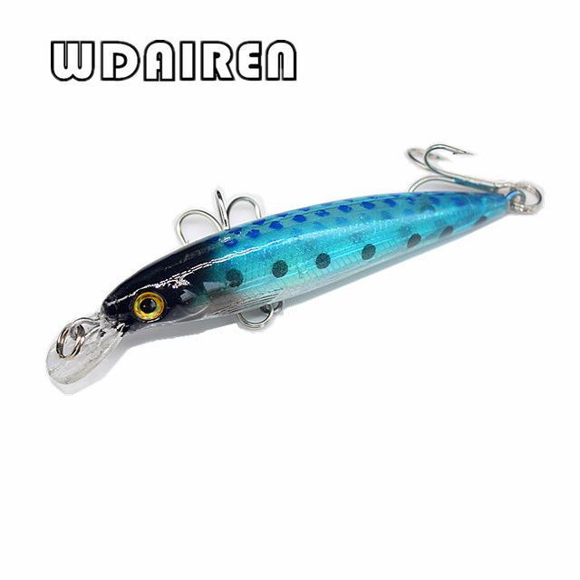 Wdairen 1Pcs S Crankbait 8.5Cm 7.2G Laser Floating Minnow Laser Hard Bait 3D