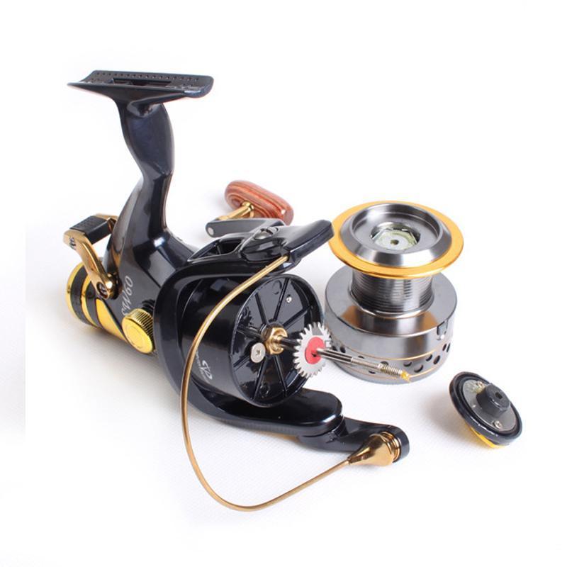 Cheapest Fishing Reel Pre-Loading Spinning Wheel 5.5:1 5.2:1 12+1 Bb Metal Black