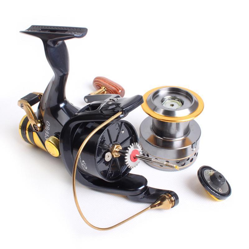 Cheapest Fishing Reel Pre-Loading Spinning Wheel 5.5:1 5.2:1 12+1 Bb Metal Black