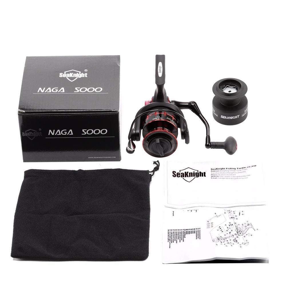 Est Naga 2000 3000 4000 5000 Spinning Reel 11Bb 7.5Kg 5.2:1 4.7:1 Aluminum Spool