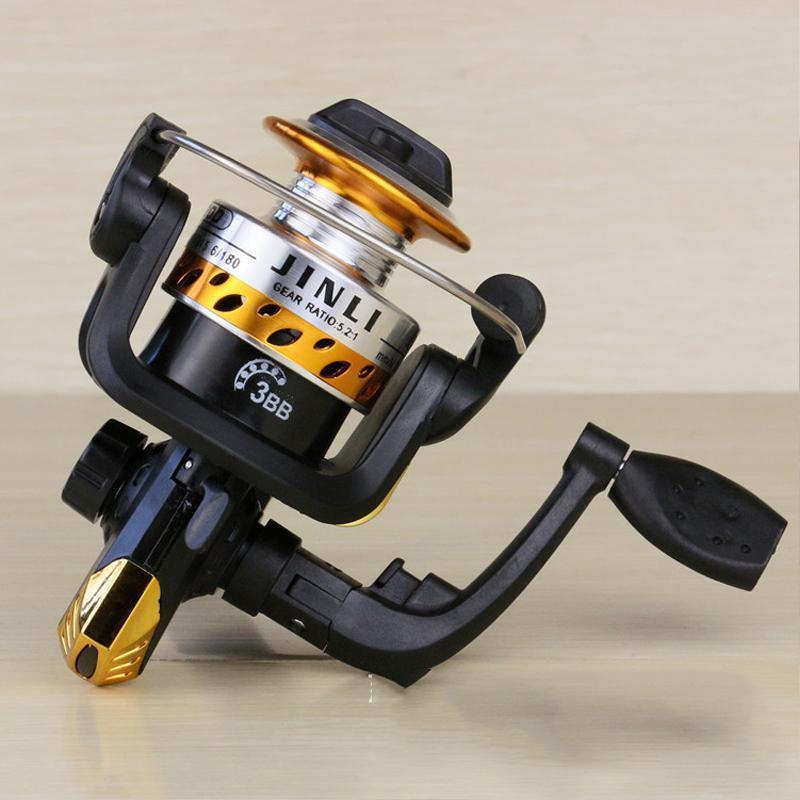 Fishing Reel Pre-Loading Spinning Wheel 200S Plastic Handle 160G 3 Bb With Metal