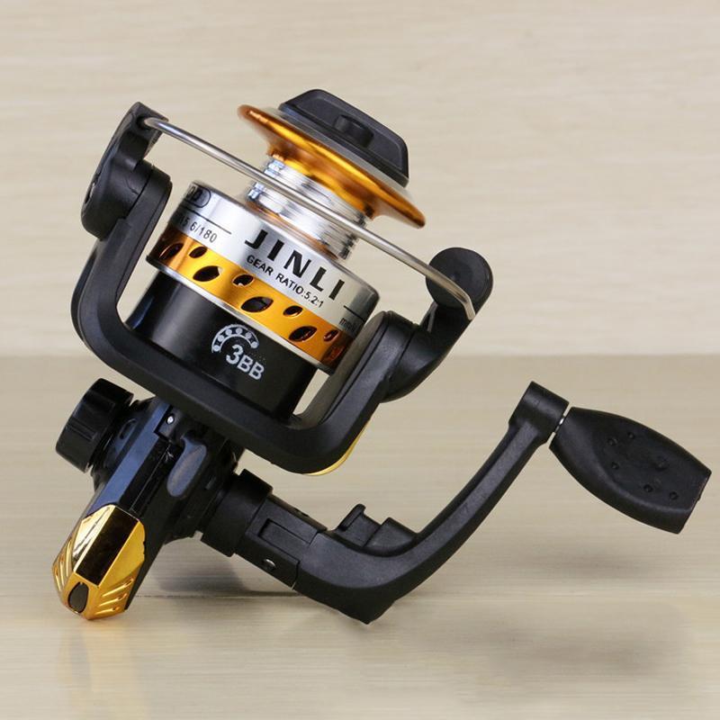 Fishing Reel Pre-Loading Spinning Wheel 200S Plastic Handle 160G 3 Bb With Metal