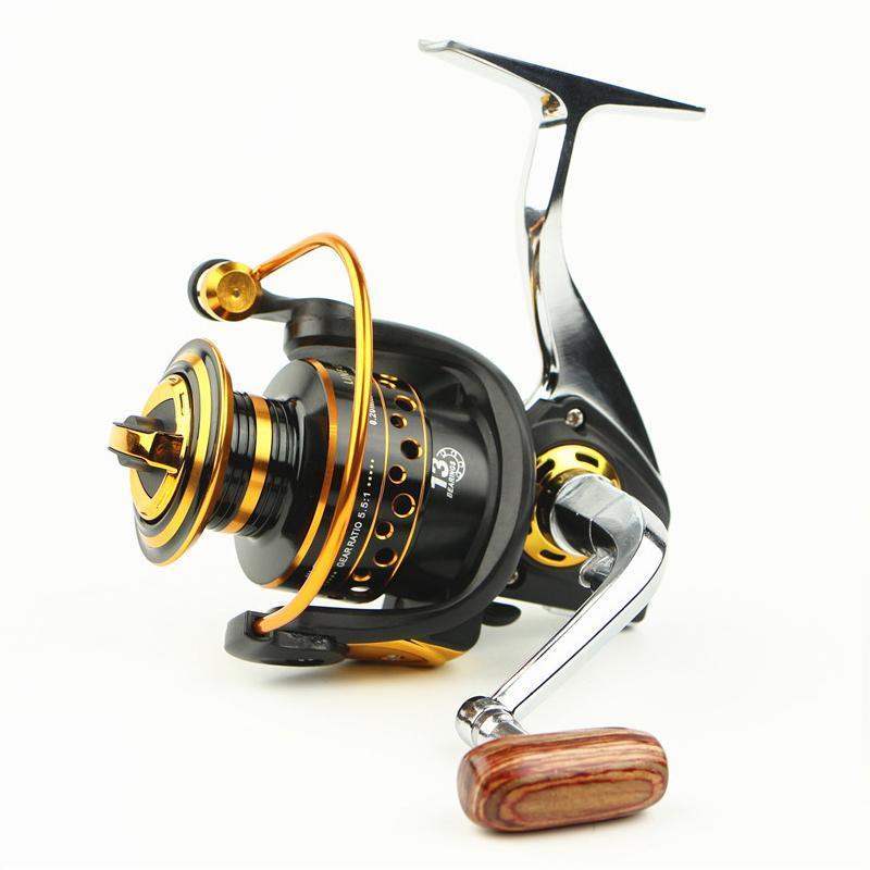 Fishing Reels Spinning Gear Ratio 5.5:1 Coil 1000/7000S Metal 12+1 Bb Best