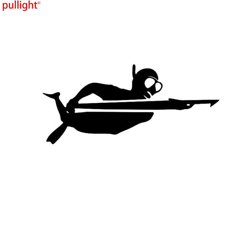 Sell Fork Gun Hunting Fishing Sticker Divers Dive Vinyl Decal Car Stickers