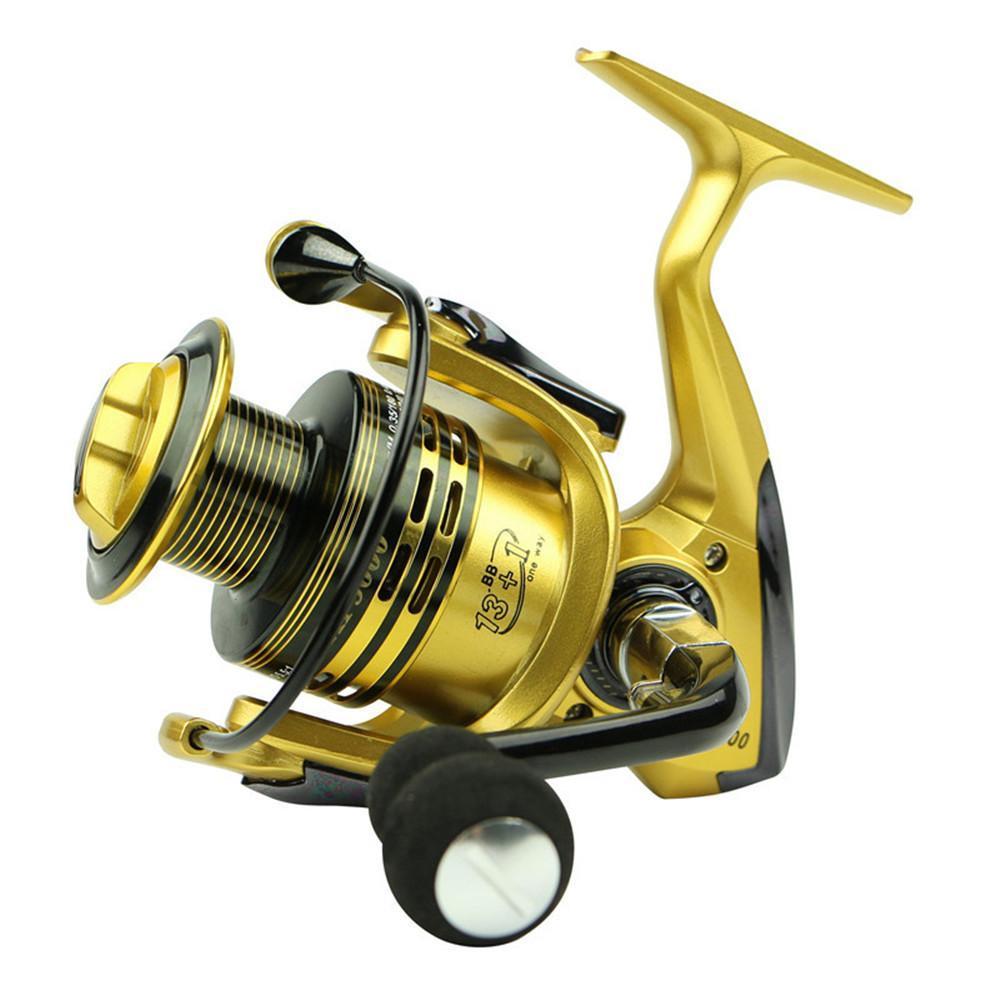 Top Quality Metal Spinning Fishing Reel 14Bb Xf1000-Xf7000 Ratio 5.1:1 4.7:1