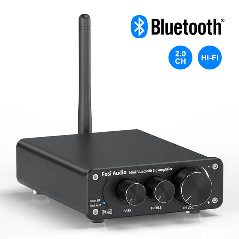 Fosi Audio BT10A Bluetooth Amplifier Receiver 2CＨ 50W x 2
