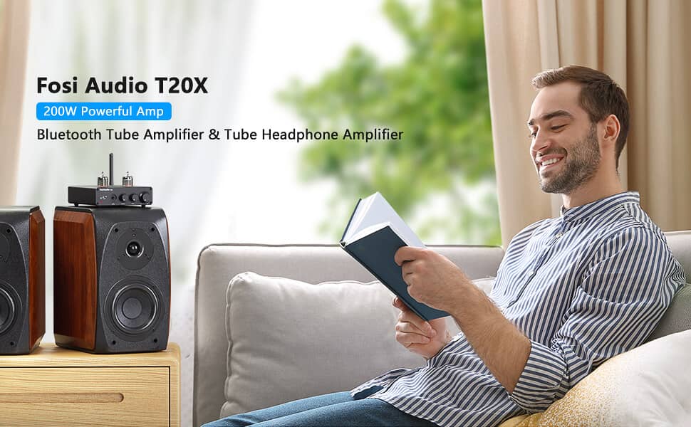 fosi audio T20X bluetooth tube headphone amplifier