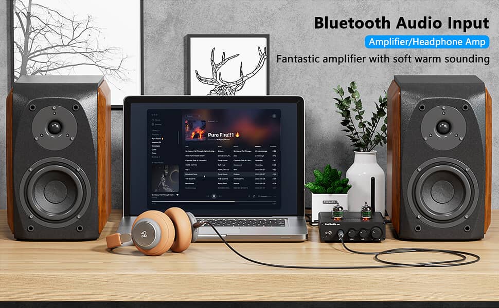 fosi audio T20X bluetooth tube heaphone amplifier