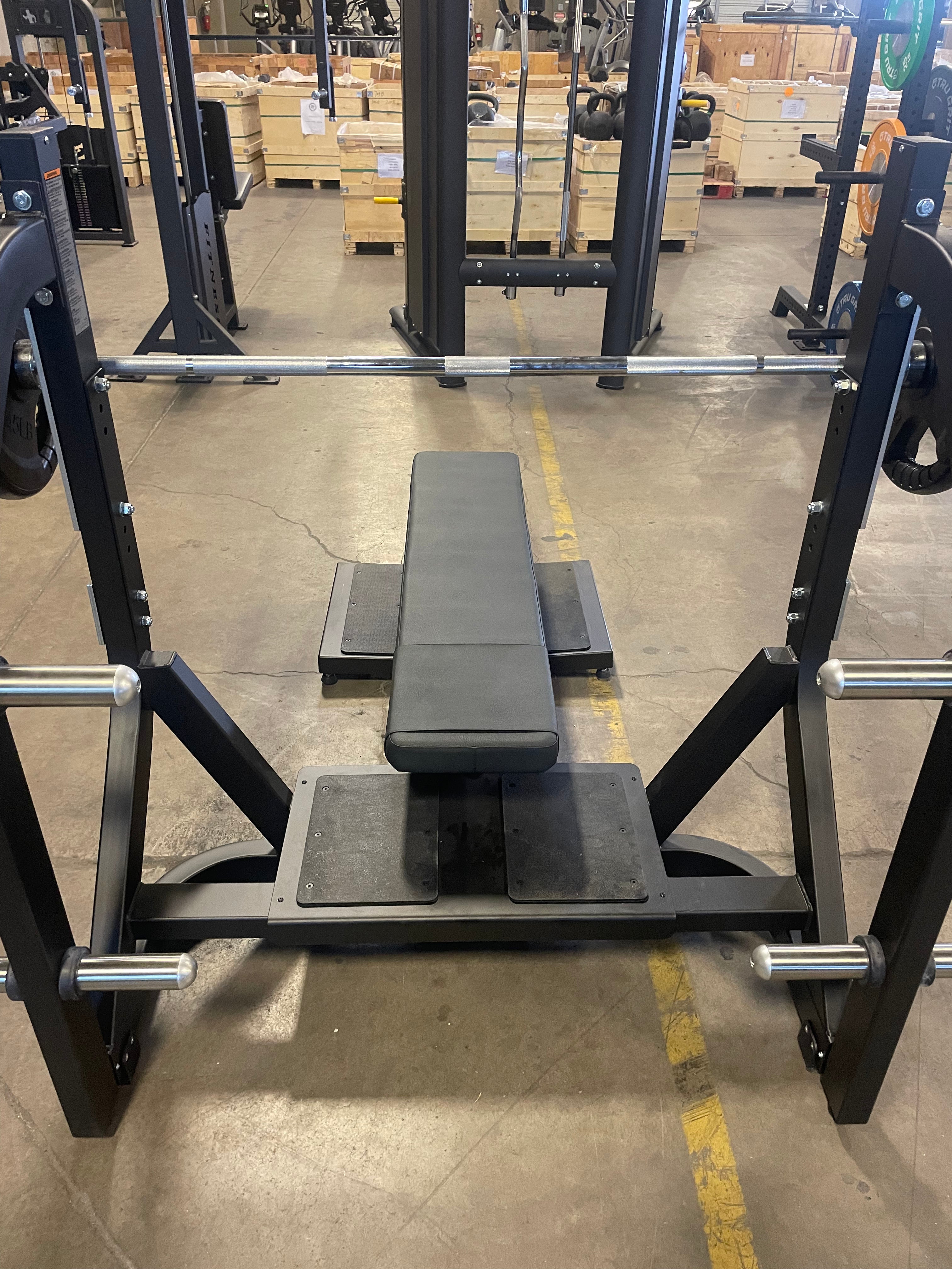 Technogym Olympic Bench w/ weight storage (2nd)