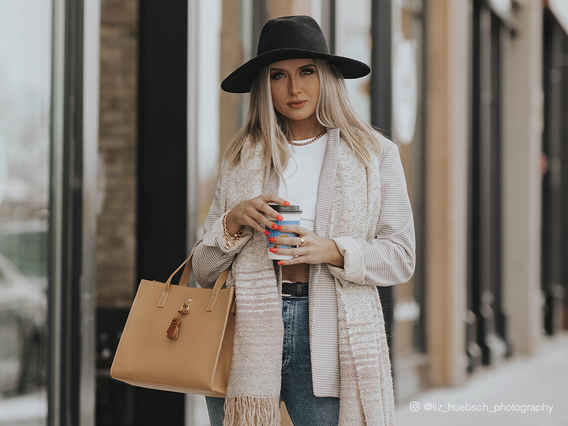 Vegan Leather Laptop Handbag