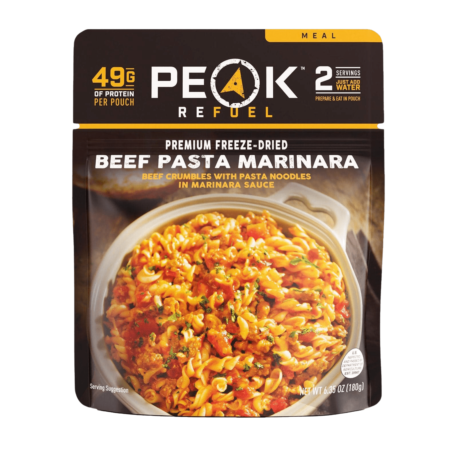 PEAK REFUEL Beef Pasta Marinara