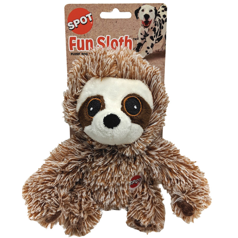 Spot Fun Sloth Plush Dog Toy 7