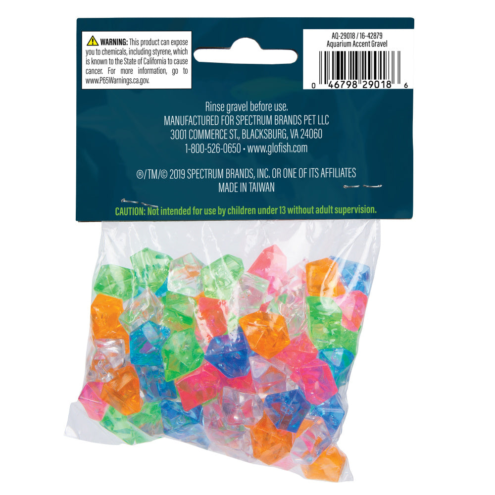 GloFish Multicolored Gems Aquarium Gravel Accents