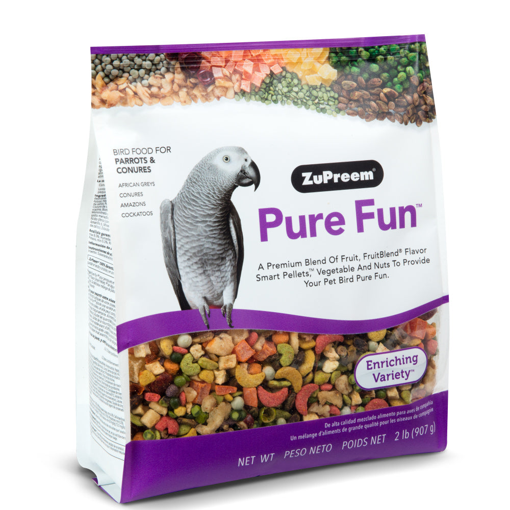 Zupreem Pure Fun Parrot and Conure Food