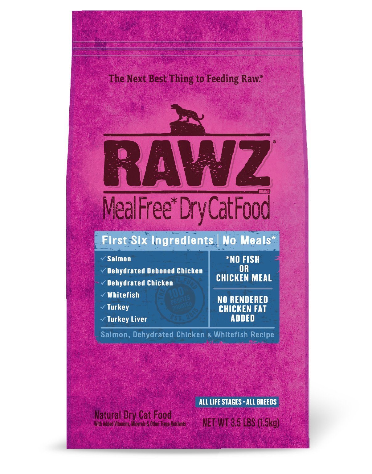 RAWZ Meal Free Fish Recipe Dry Cat Food