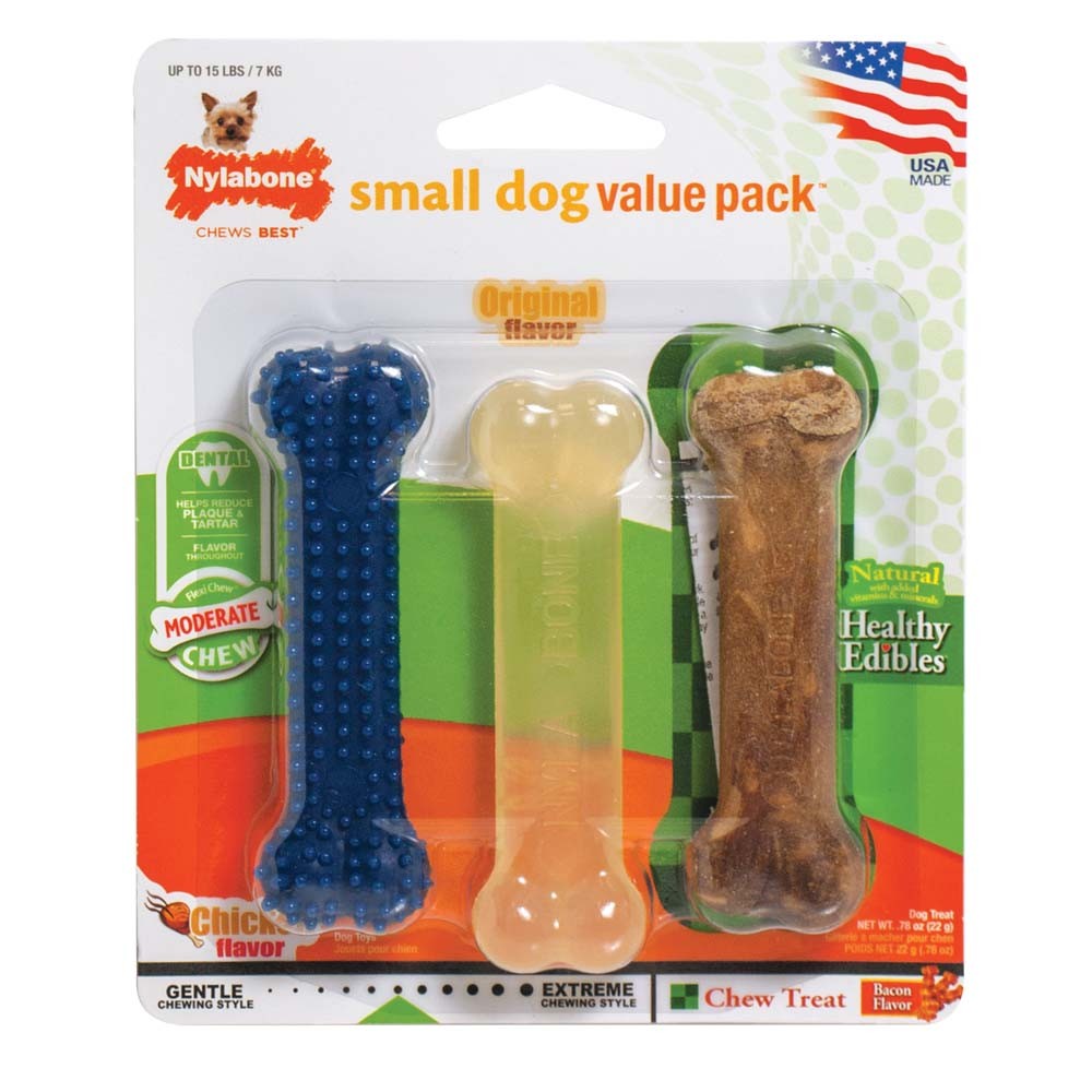 Nylabone Value Pack Dog Chews