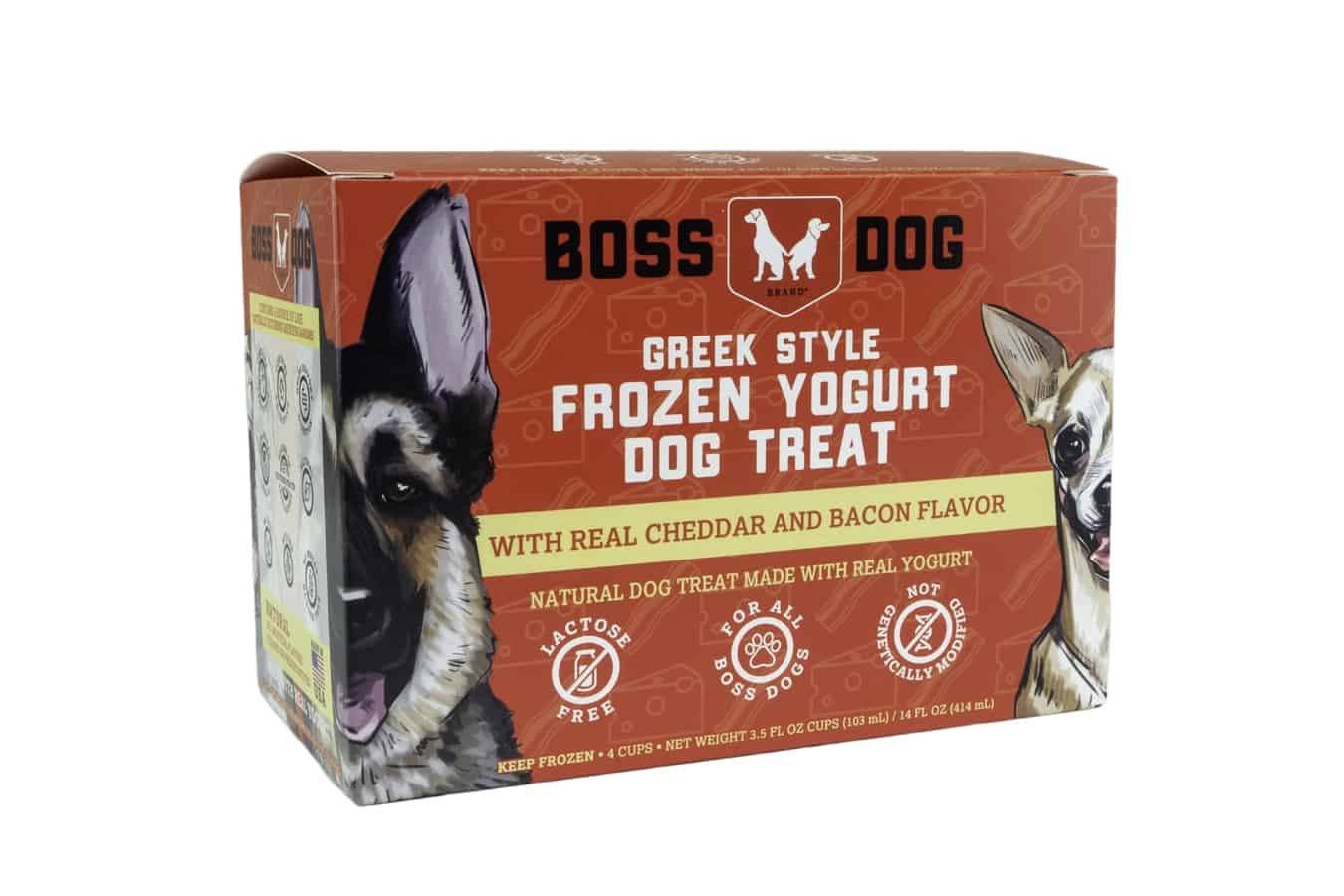 Boss Dog Greek Style Frozen Yogurt- Cheese & Bacon